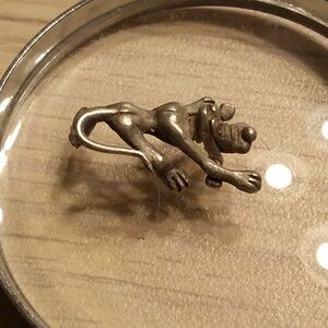 Vintage Disney Silver-tone Pluto Charm